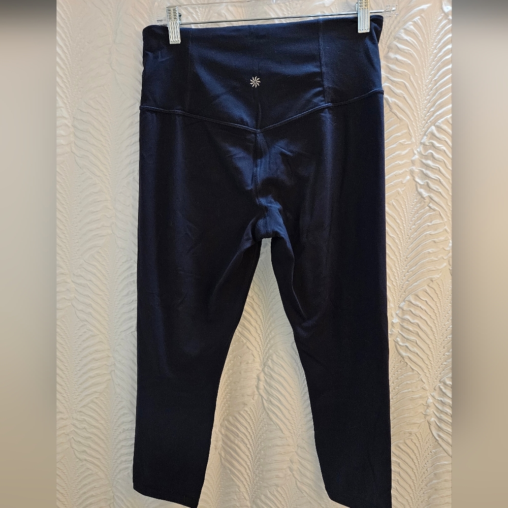 Athleta Navy Elevation Capri Leggings - Medium